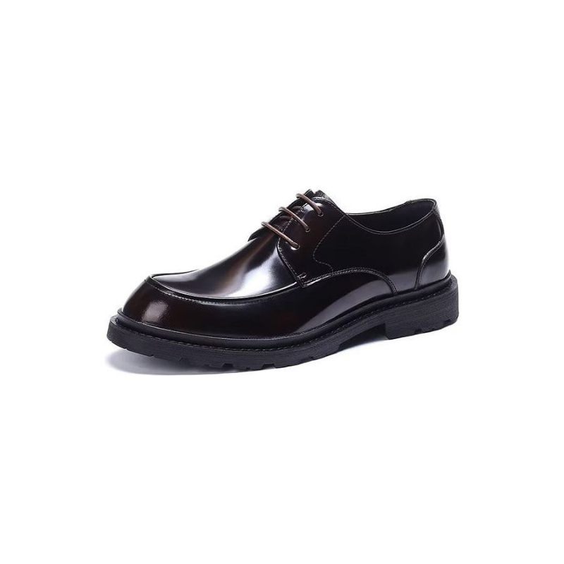 Sapatos Formais Masculinos Com Cadarço Derbies - Preto