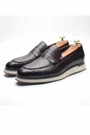 Sapatos Formais Masculinos Com Conforto Urbano E Slip-on