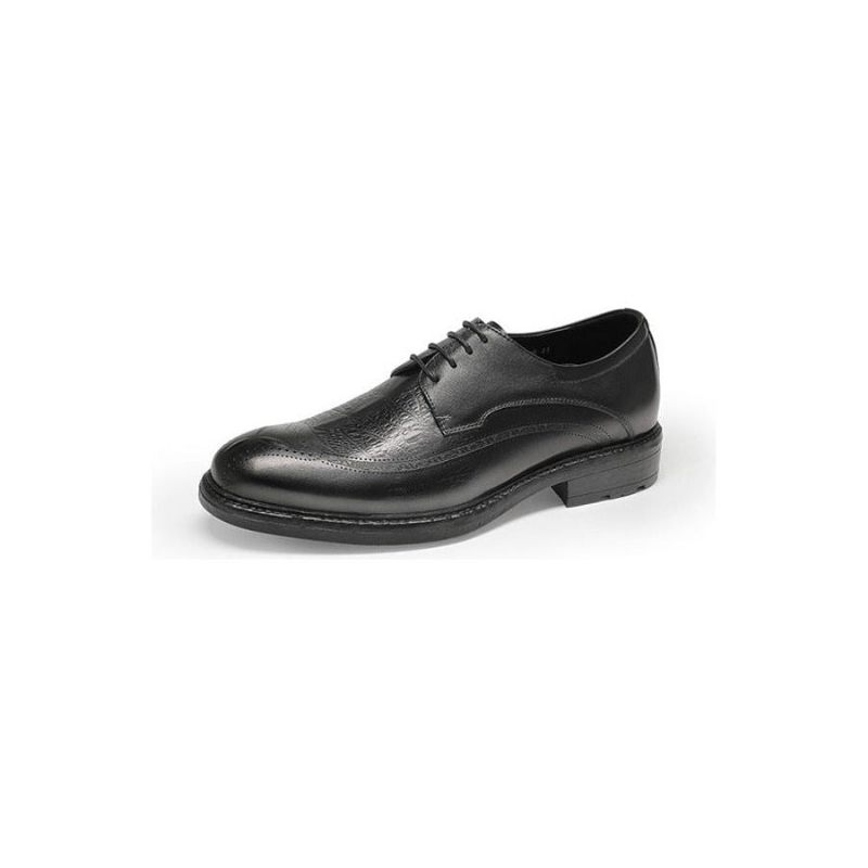 Sapatos Formais Masculinos Com Padrão Exótico Oxford Cordões