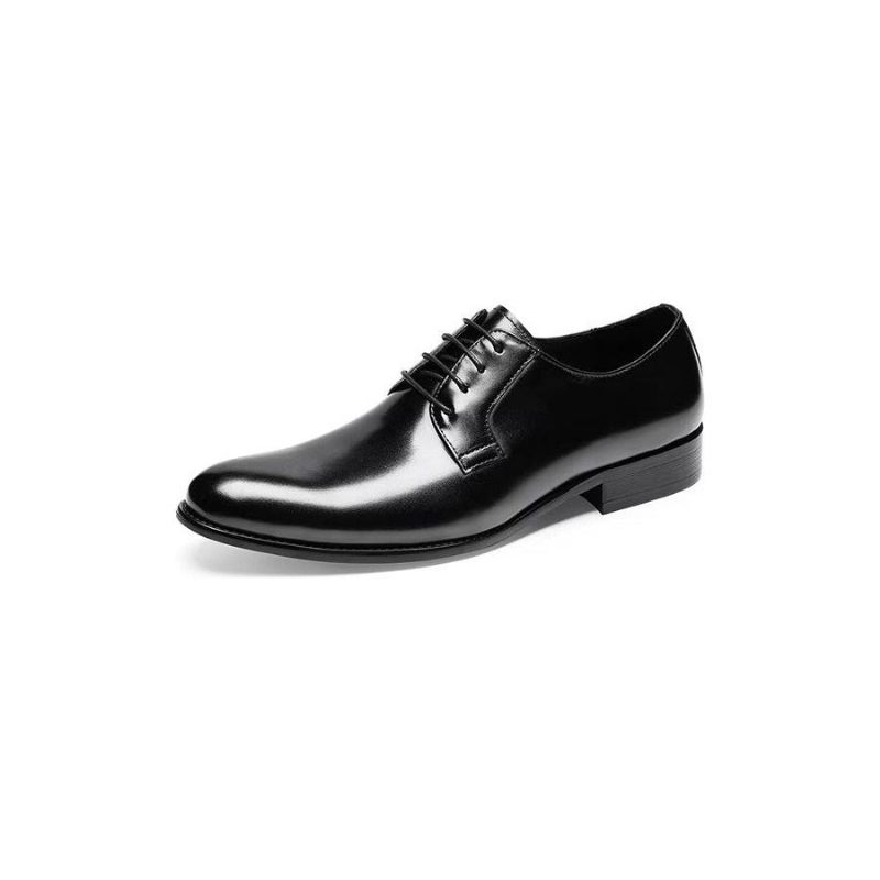 Sapatos Formais Masculinos Com Padrão Requintado - Preto