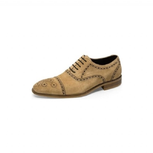 Sapatos Formais Masculinos Com Textura Elegante Vestido Cadarço Brogues