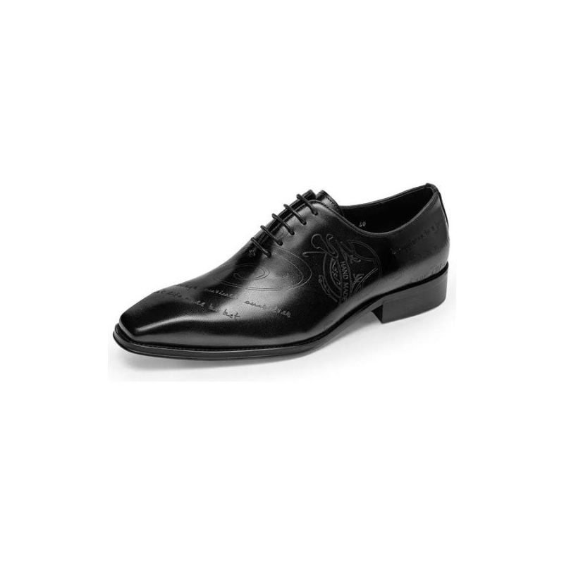 Sapatos Formais Masculinos Com Textura Exótica Oxford