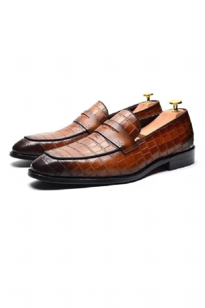 Sapatos Formais Masculinos Contemporâneos Slip-on Elegance Sociais