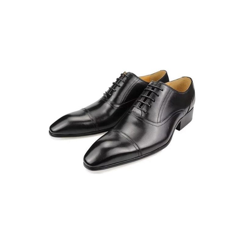 Sapatos Formais Masculinos Couro Genuíno Elegância Brogues Casamento