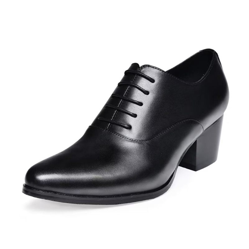 Sapatos Formais Masculinos Couro Oxford - Preto