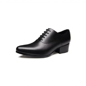 Sapatos Formais Masculinos Couro Refinado Bico Fino Sociais Chiques Oxford