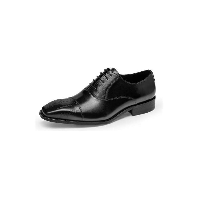 Sapatos Formais Masculinos Couro Vaca Exótico Oxford