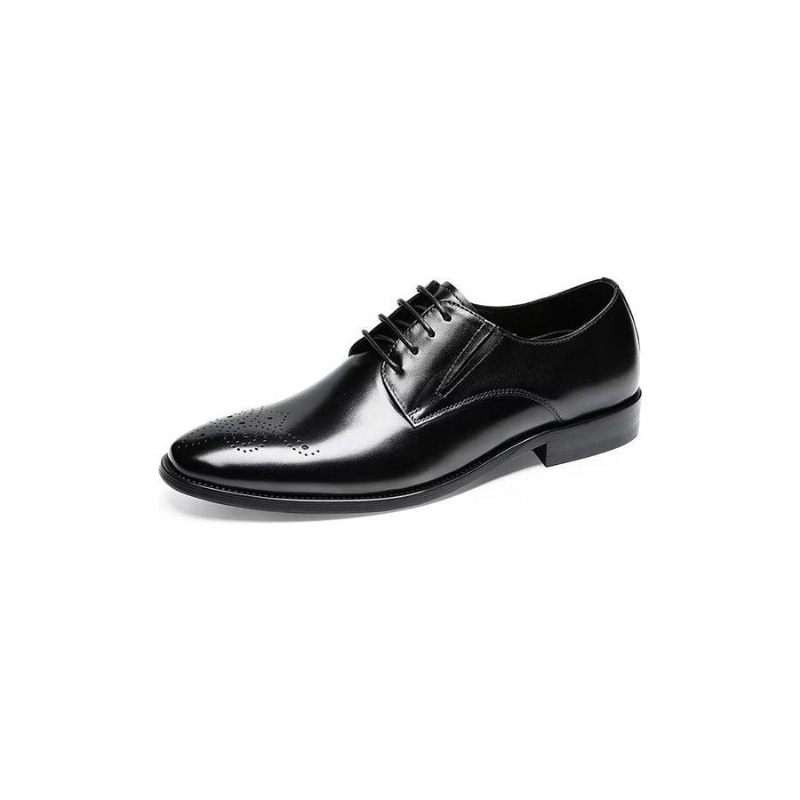 Sapatos Formais Masculinos Couro Vaca Refinado Brogue