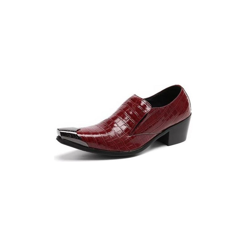 Sapatos Formais Masculinos Crocslip Sociais Elegantes - Vermelho