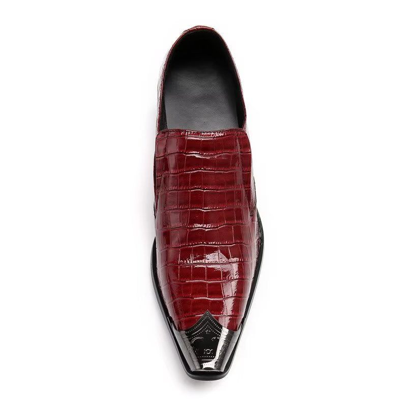 Sapatos Formais Masculinos Crocslip Sociais Elegantes - Vermelho