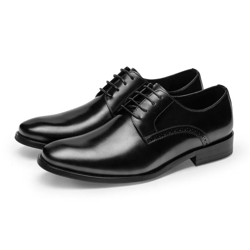 Sapatos Formais Masculinos Derby Chiques - Preto