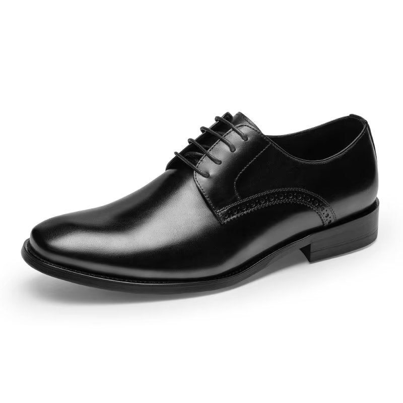 Sapatos Formais Masculinos Derby Chiques - Preto