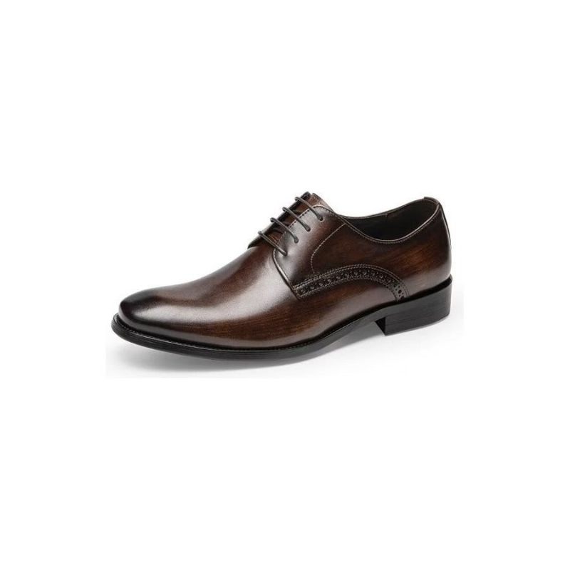 Sapatos Formais Masculinos Derby Chiques - Café