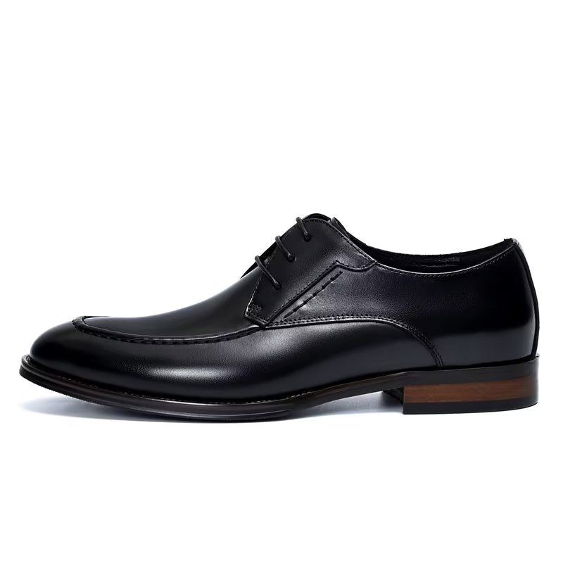 Sapatos Formais Masculinos Derby Elegantes - Preto