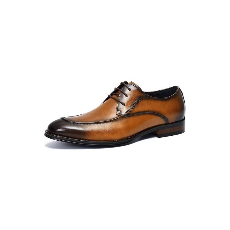 Sapatos Formais Masculinos Derby Elegantes - Café