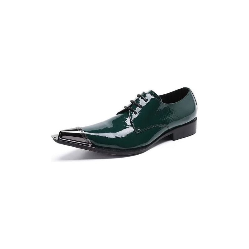 Sapatos Formais Masculinos Derby Requintados - Verde