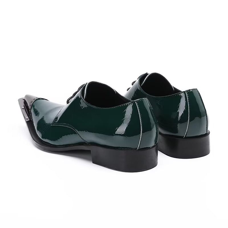 Sapatos Formais Masculinos Derby Requintados - Verde