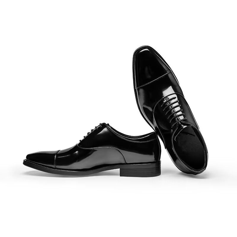 Sapatos Formais Masculinos Deslizantes - Preto