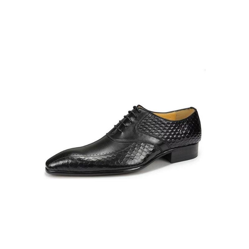 Sapatos Formais Masculinos Elegantes Casamento Couro Brogue