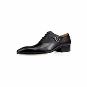 Sapatos Formais Masculinos Elegantes Casamento Couro Brogue Com Cadarço