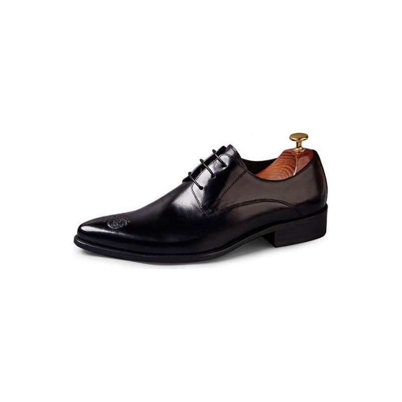 Sapatos Formais Masculinos Elegantes Com Cadarço Oxford