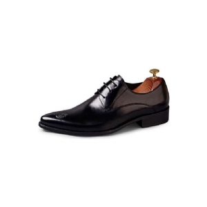 Sapatos Formais Masculinos Elegantes Com Cadarço Oxford