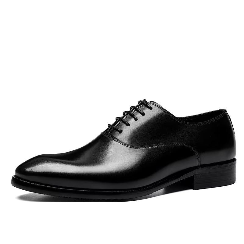 Sapatos Formais Masculinos Elegantes Oxford - Preto