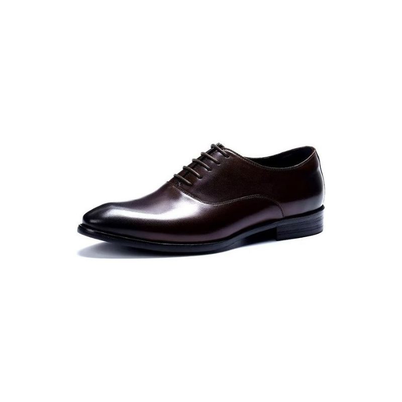 Sapatos Formais Masculinos Elegantes Oxford - Café