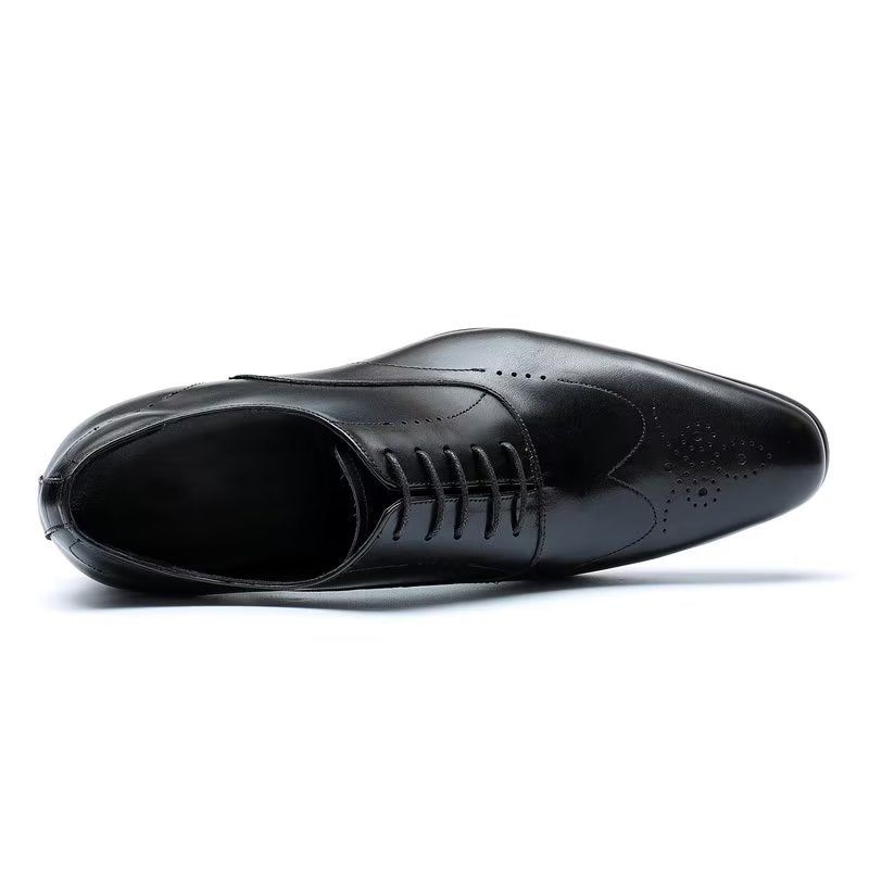 Sapatos Formais Masculinos Elegantes Oxford - Preto