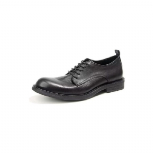 Sapatos Formais Masculinos Elegantes Retro Brogue Couro Vestido Oxford