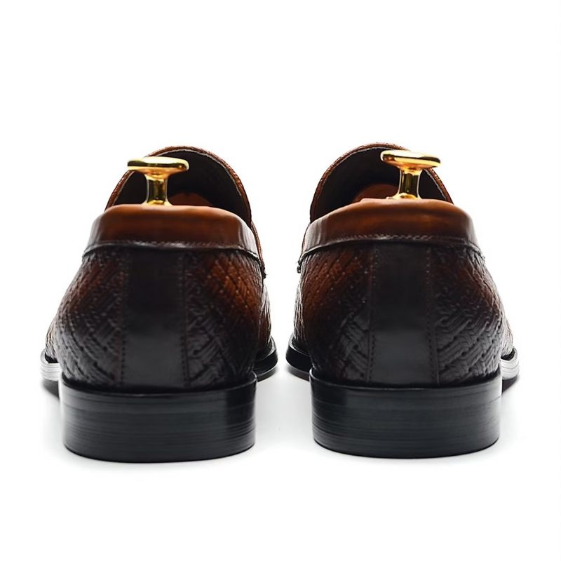 Sapatos Formais Masculinos Elegantes Sociais Slip-on - Marrom