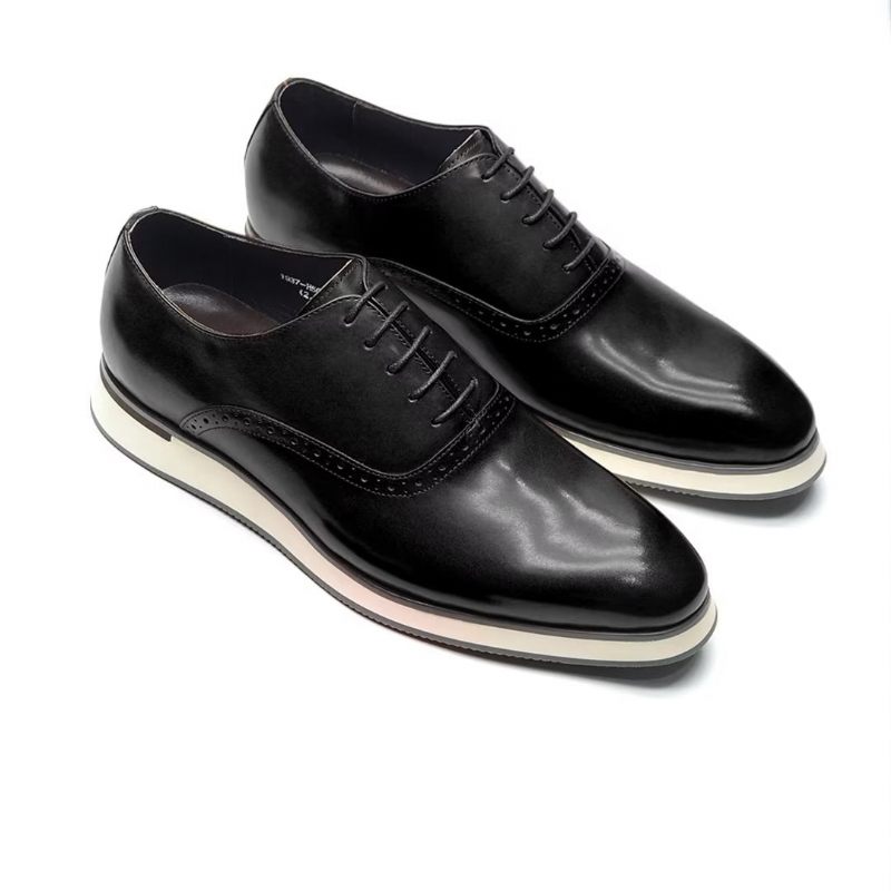 Sapatos Formais Masculinos Estilo Executivo Slip-on - Preto