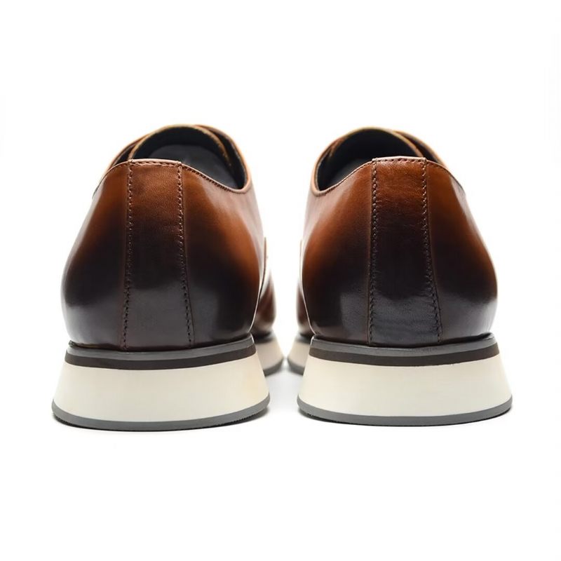 Sapatos Formais Masculinos Estilo Executivo Slip-on - Marrom