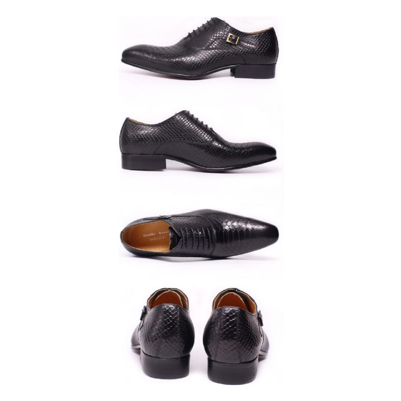 Sapatos Formais Masculinos Executivos Oxford - Preto