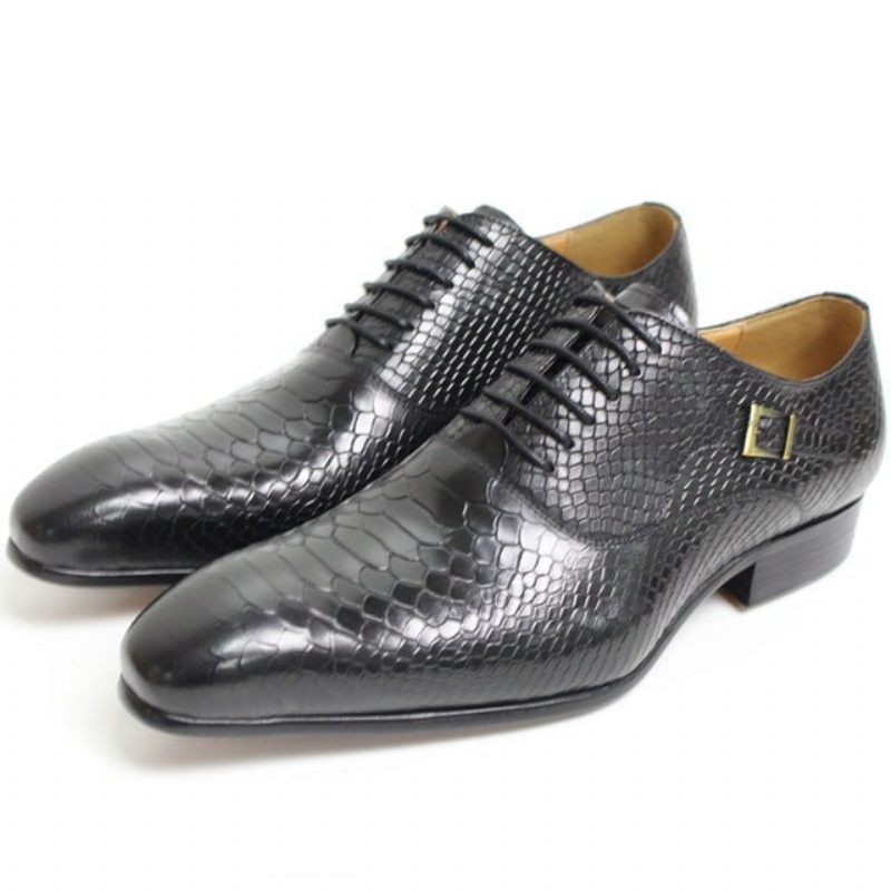 Sapatos Formais Masculinos Executivos Oxford - Preto