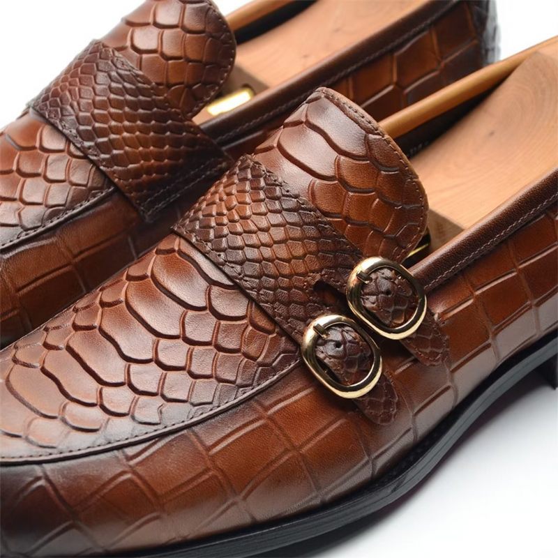 Sapatos Formais Masculinos Executivos Slip-on - Marrom