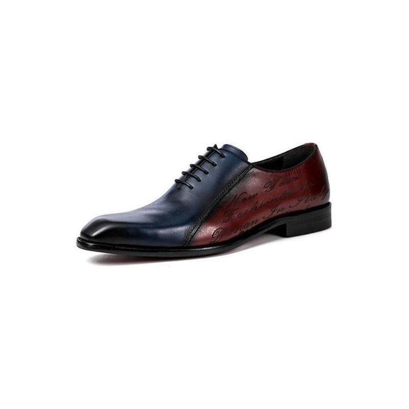 Sapatos Formais Masculinos Exóticos Brogue - Borgonha