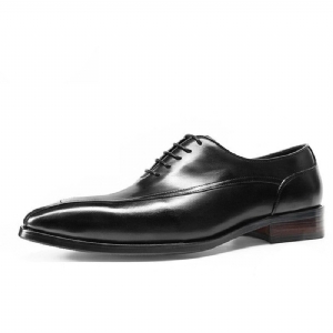 Sapatos Formais Masculinos Exóticos Couro Brogue Com Cordões