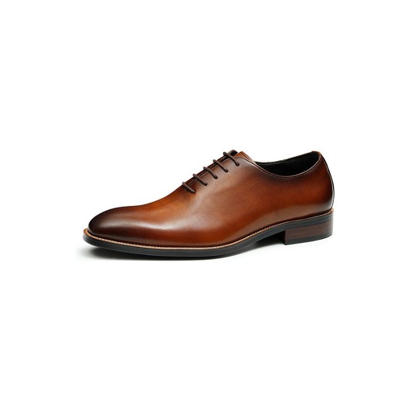 Sapatos Formais Masculinos Exóticos Marrom Fivela Casamento Brogue