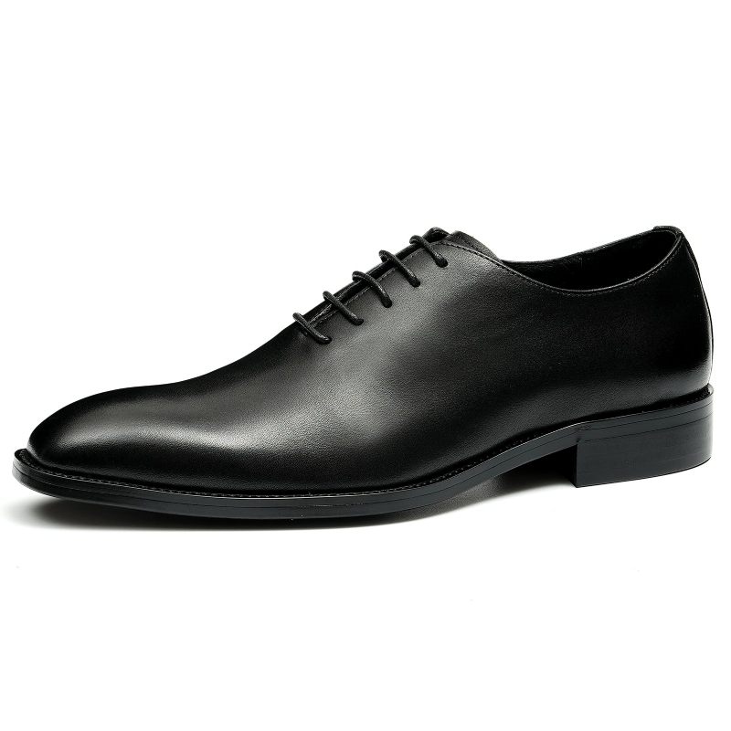 Sapatos Formais Masculinos Exóticos Marrom Fivela Casamento Brogue - Preto