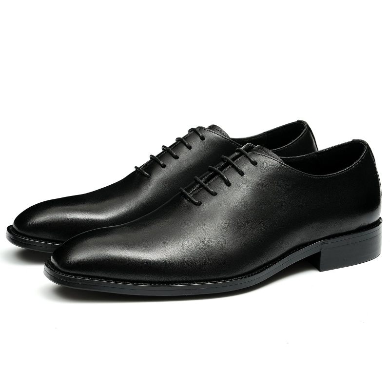 Sapatos Formais Masculinos Exóticos Marrom Fivela Casamento Brogue - Preto