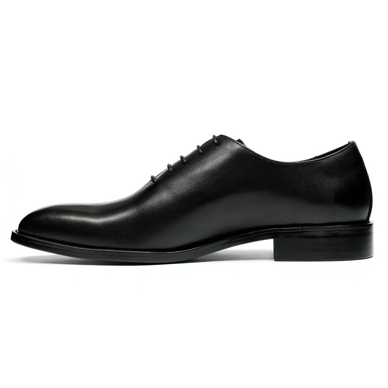 Sapatos Formais Masculinos Exóticos Marrom Fivela Casamento Brogue - Preto