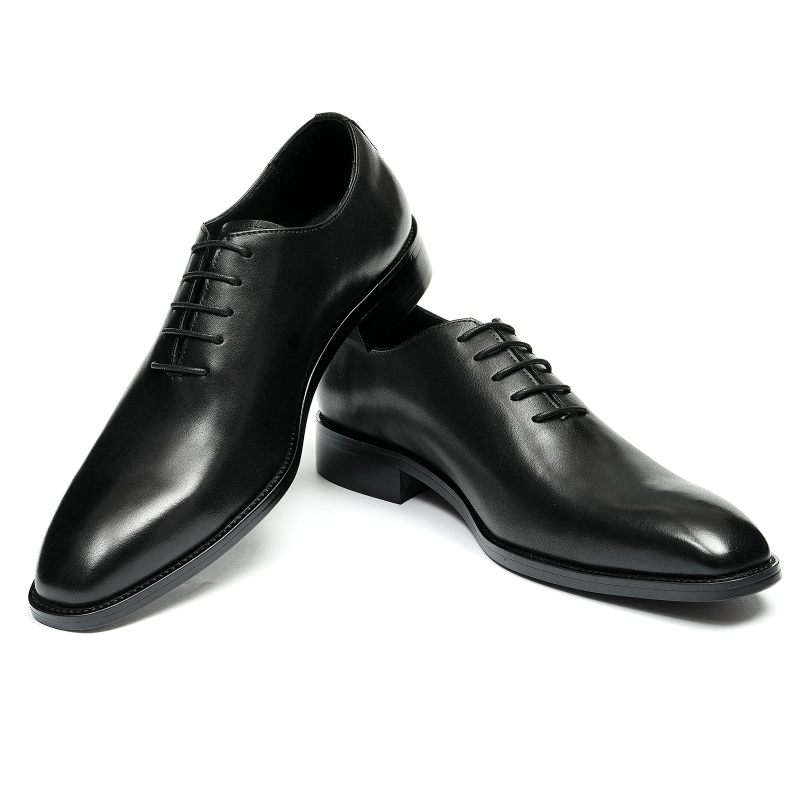 Sapatos Formais Masculinos Exóticos Marrom Fivela Casamento Brogue - Preto