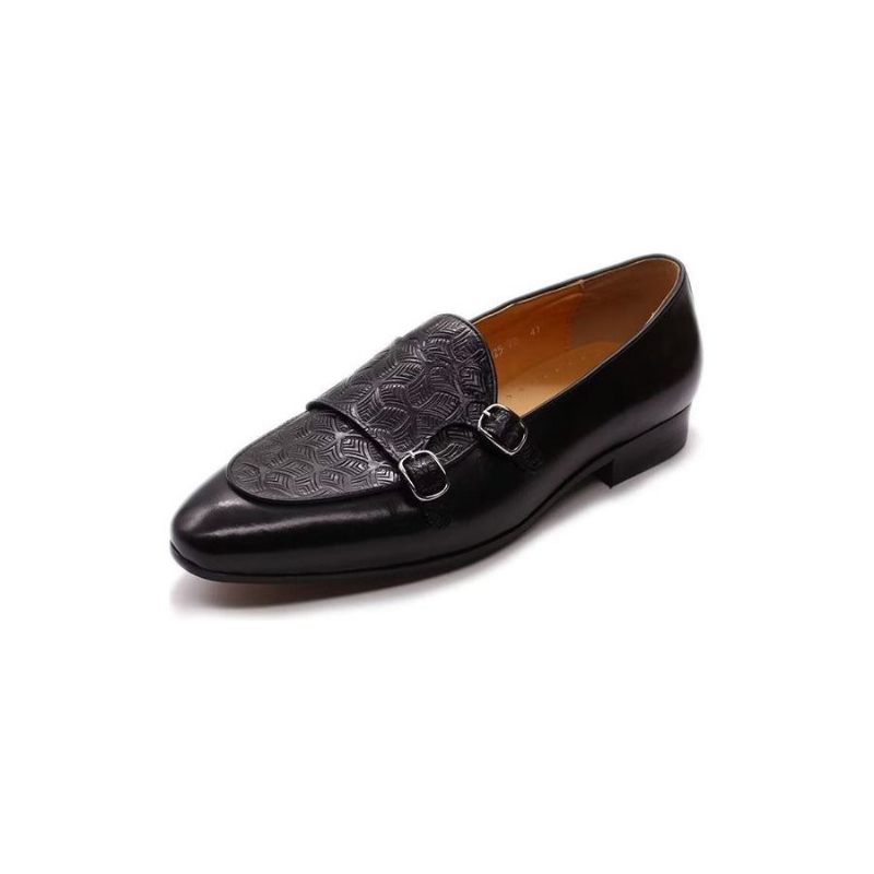 Sapatos Formais Masculinos Exóticos Monkstrap