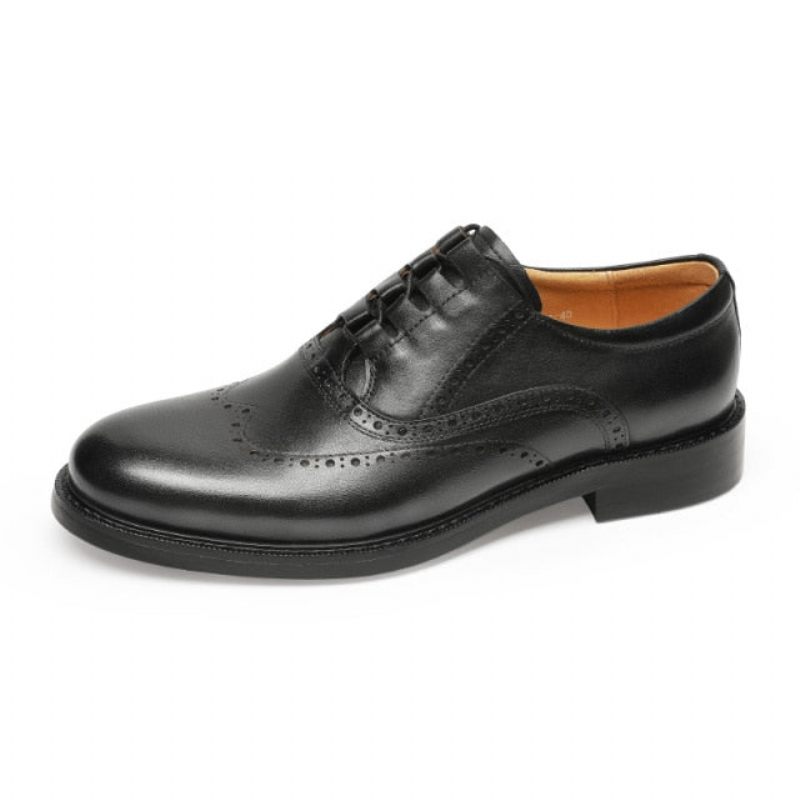 Sapatos Formais Masculinos Exóticos Oxford - Preto