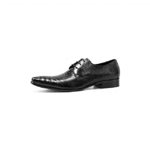 Sapatos Formais Masculinos Exóticos Retro Lace-up Wingtip Oxford