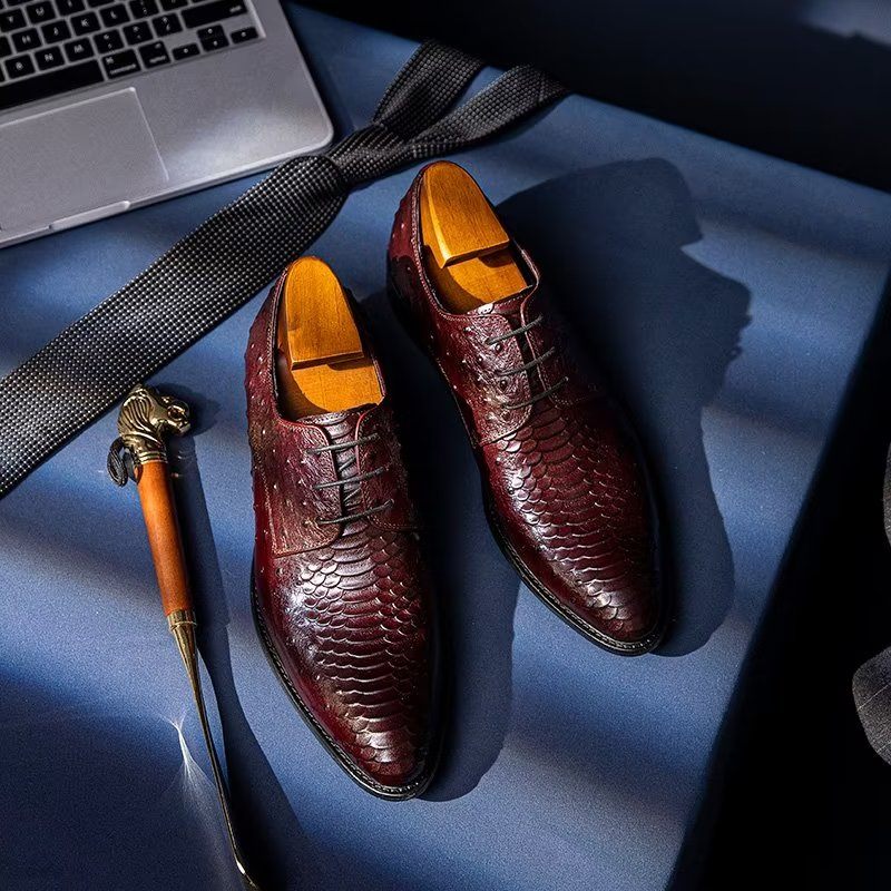 Sapatos Formais Masculinos Luxo Croctex Derbies Sociais - Café