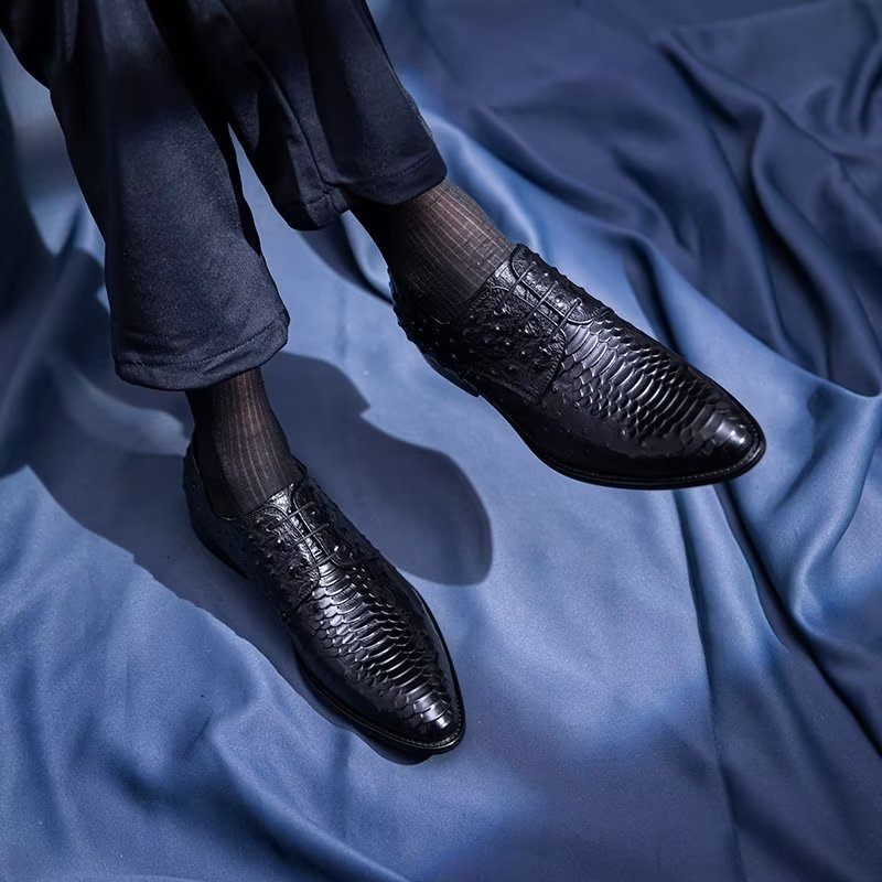 Sapatos Formais Masculinos Luxo Croctex Derbies Sociais - Preto