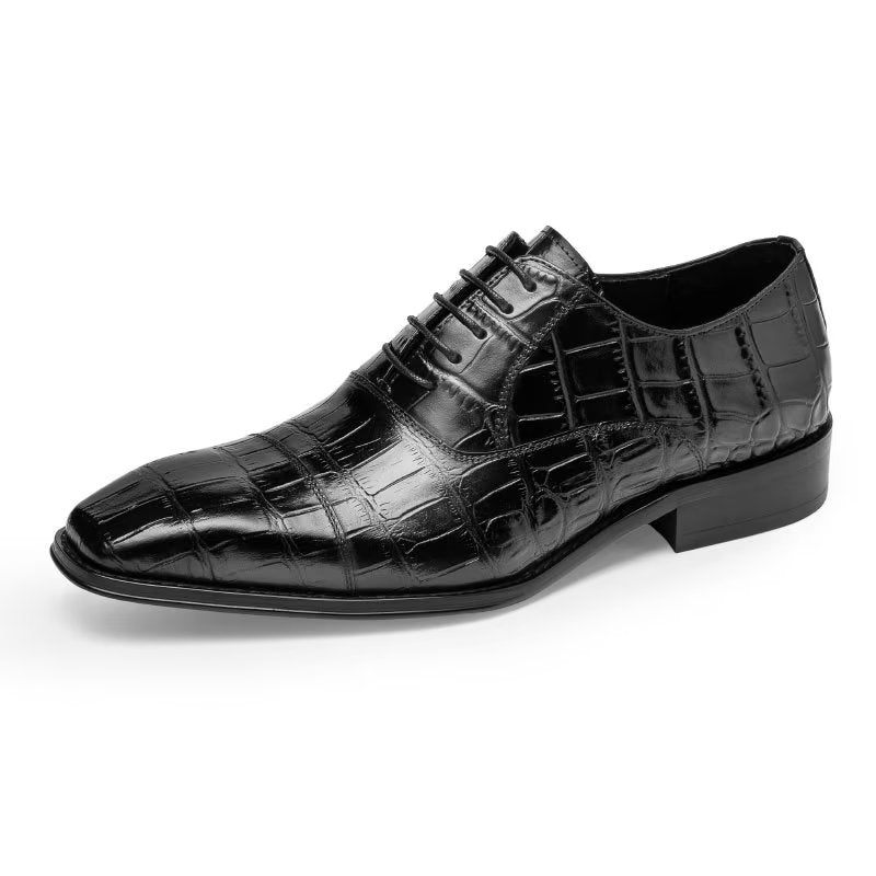 Sapatos Formais Masculinos Luxo Croctex Oxford - Preto