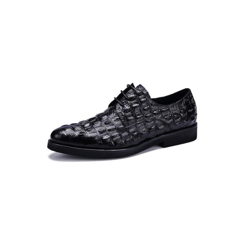 Sapatos Formais Masculinos Luxo Em Couro Com Relevo Oxford Brogues